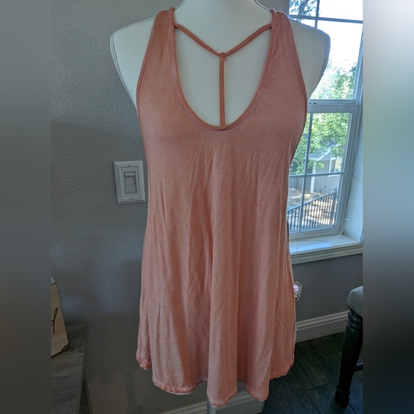 #93 We The Free Peach Strap Front Tank Top - Picture 11 of 11